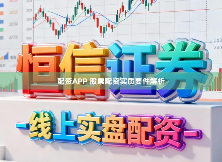 配资APP 股票配资实质要件解析