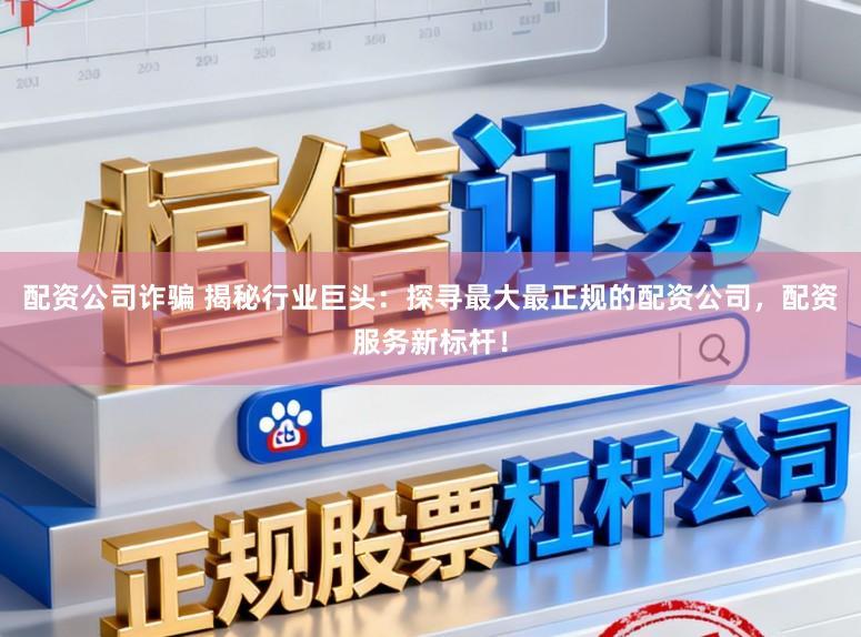配资公司诈骗 揭秘行业巨头：探寻最大最正规的配资公司，配资服务新标杆！
